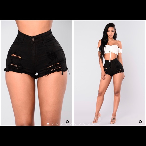 fashion nova ripped shorts